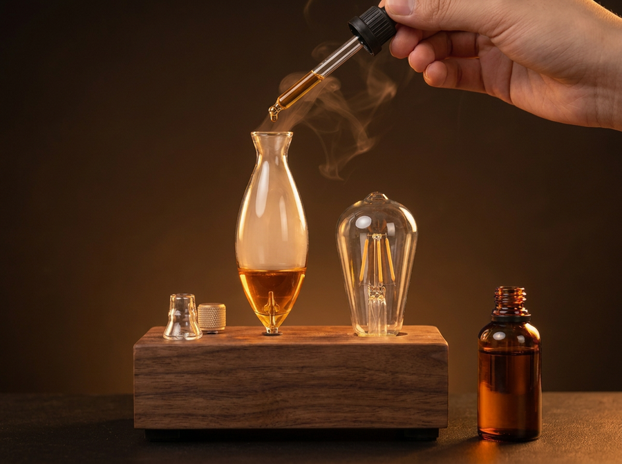 Adding a few drops of oil