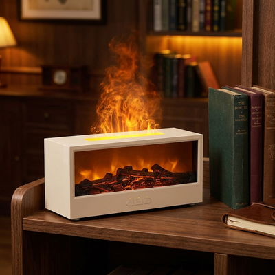 The Hartwynd Hearth in Parchment on a study shelf